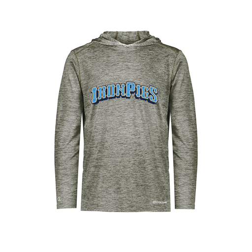 [FOLHCGGY-AS-LOGO2] Decker Men's Charge Hoodie (Adult S, Gray, Logo 2)