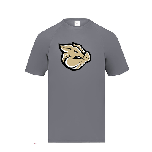 [2790.059.S-LOGO1] Men's Smooth Sport T-Shirt (Adult S, Gray, Logo 1)
