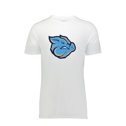 [FTSCUBWH-YS-LOGO3] Decker Youth Tri-Blend T-Shirt - Short Sleeve (Youth S, White, Logo 3)