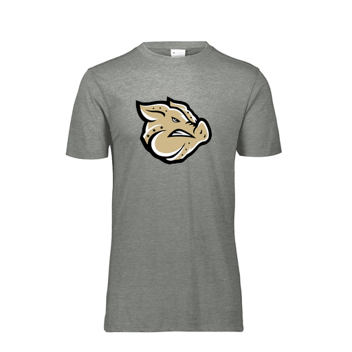 [FTSCUBGY-YS-LOGO1] Decker Youth Tri-Blend T-Shirt - Short Sleeve (Youth S, Gray, Logo 1)