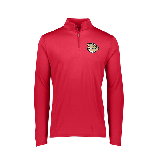 [FTLQFLRD-FAXS-LOGO1] Decker Women&#39;s Flex-Lite 1/4 Zip Shirt (Female Adult XS, Red, Logo 1)