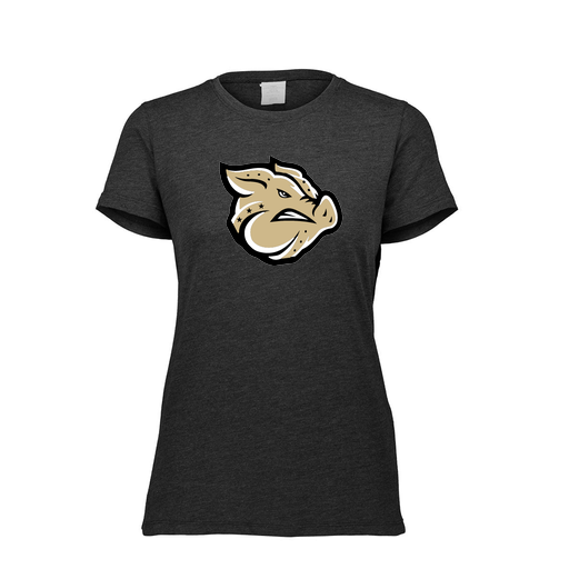 [FTSCUBBK-FAXS-LOGO1] Decker Women's Tri-Blend T-Shirt - Short Sleeve (Female Adult XS, Black, Logo 1)