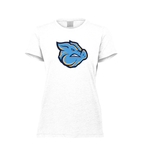 [FTSCUBWH-FAXS-LOGO3] Decker Women's Tri-Blend T-Shirt - Short Sleeve (Female Adult XS, White, Logo 3)