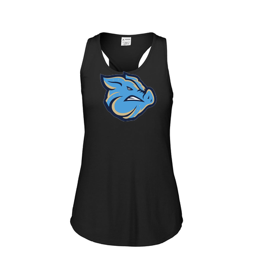 [3078.K94.S-LOGO3] Ladies Tri Blend Tank Top (Female Adult S, Black, Logo 3)