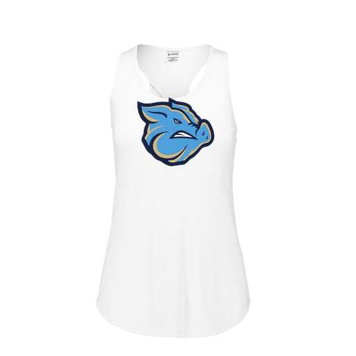 [3078.005.S-LOGO3] Ladies Tri Blend Tank Top (Female Adult S, White, Logo 3)