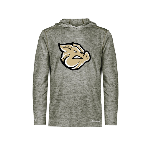 [FOLHCGGY-AS-LOGO1] Decker Men&#39;s Charge Hoodie (Adult S, Gray, Logo 1)