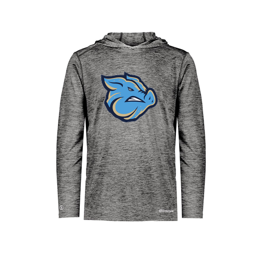 [FOLHCGBK-YS-LOGO3] Decker Youth Charge Hoodie (Youth S, Black, Logo 3)