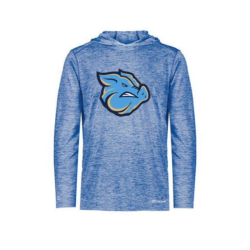 [FOLHCGRY-YS-LOGO3] Decker Youth Charge Hoodie (Youth S, Royal, Logo 3)