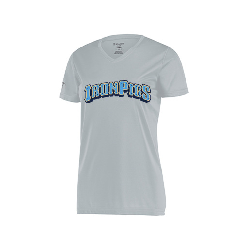 [222820.099.S-LOGO2] Ladies Movement Dri Fit Shirt (Female Adult S, Silver, Logo 2)